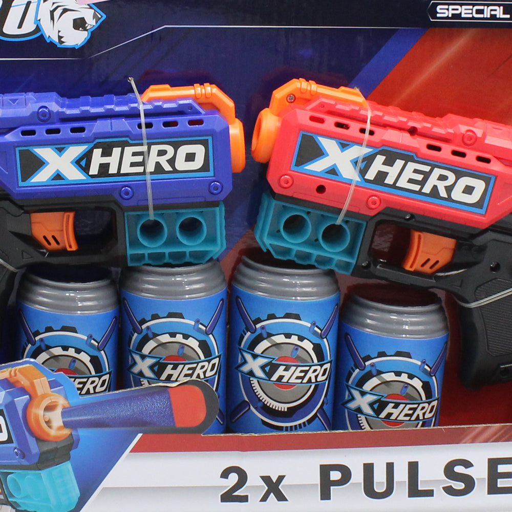 XHero 2x Pulse Soft Bullet Gun - Ourkids - XHero