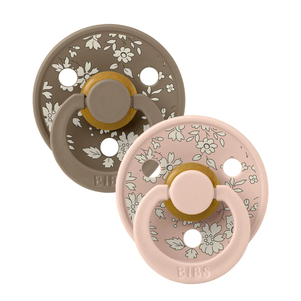 BIBS x Liberty Colour Natural Rubber Pacifiers Size 1  – Pack Of 2