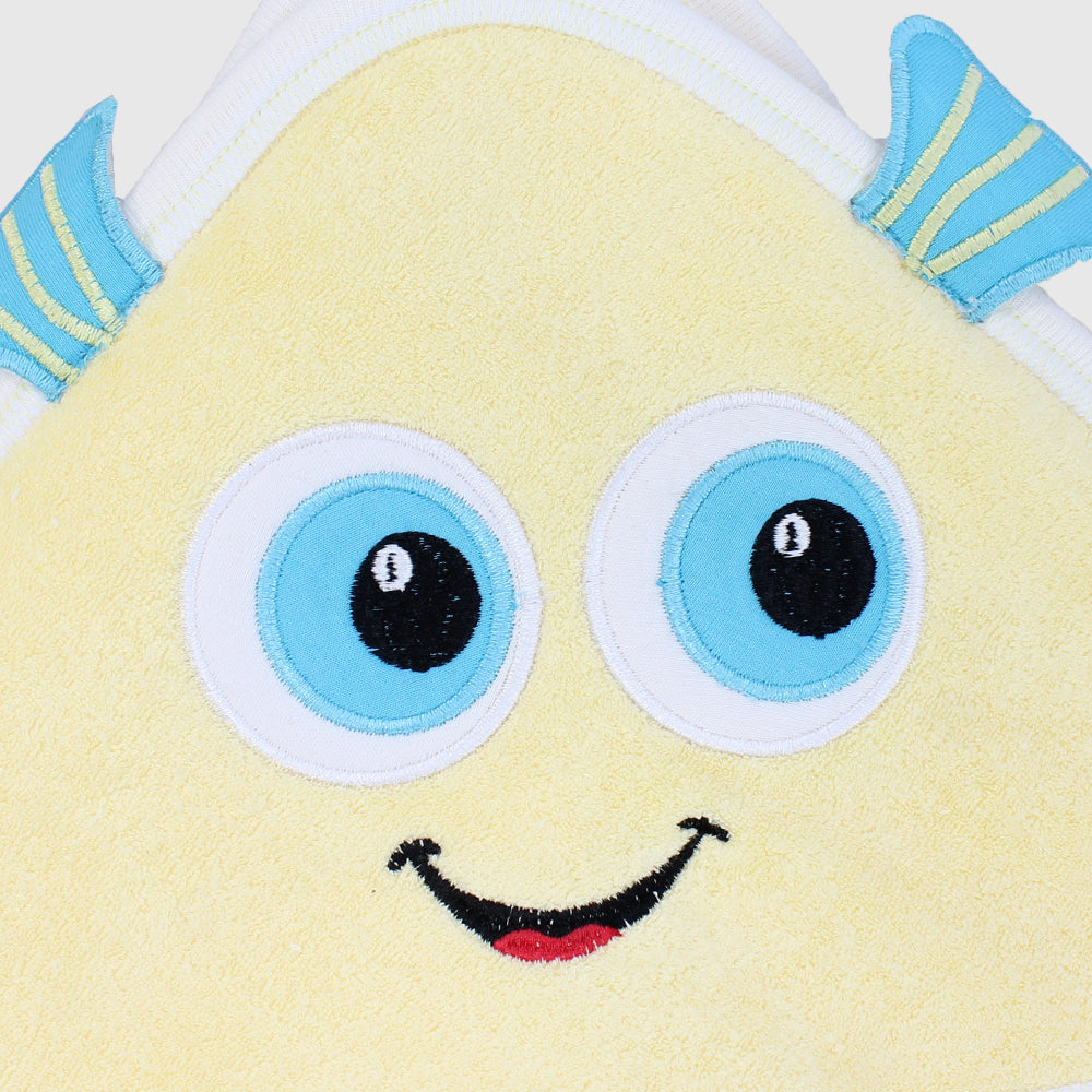 Yellow Baby Hooded Towel - Ourkids - OKO