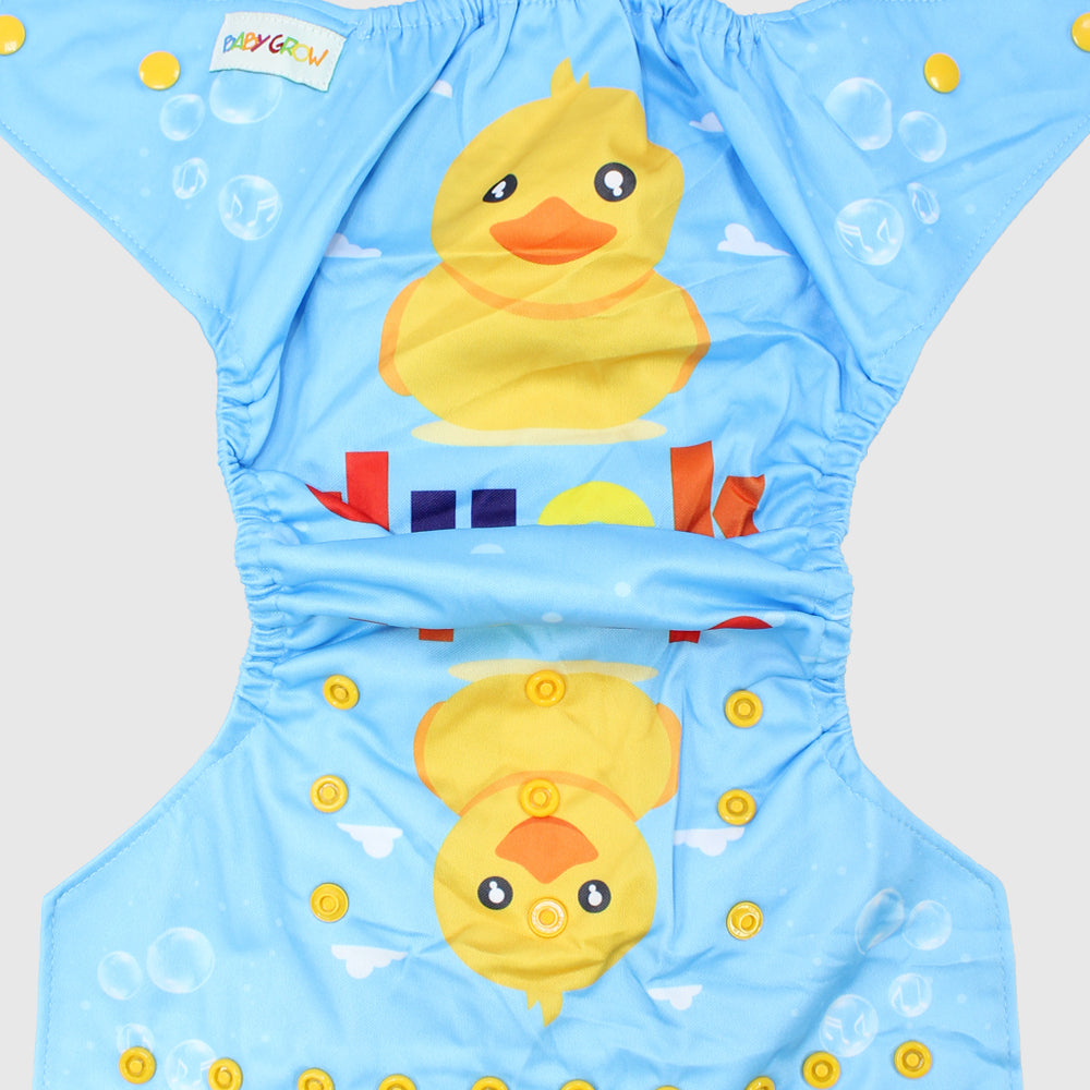 Yellow Ducky Adjustable And Reusable Diaper - Ourkids - Global