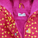 Yellow Hearts Swim Robe - Ourkids - Playmore