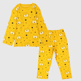 Yellow Lion Long-Sleeved Pajama - Ourkids - Al Sayad