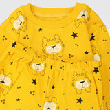 Yellow Lion Long-Sleeved Pajama - Ourkids - Al Sayad