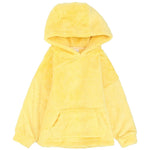 Yellow Long-Sleeved Fleeced Hooded Pajama - Ourkids - Ourkids