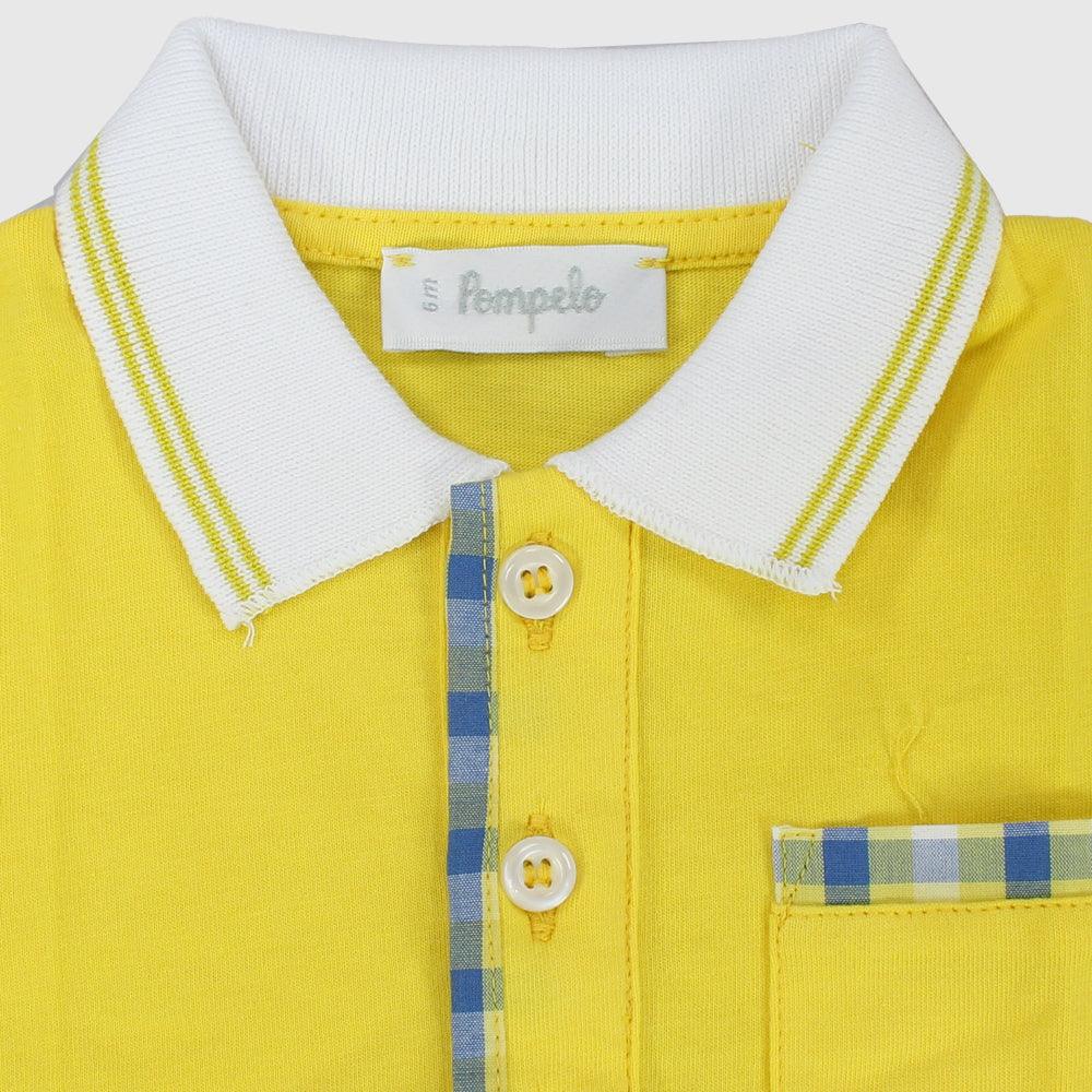 Yellow Polo Shirt - Ourkids - Pompelo