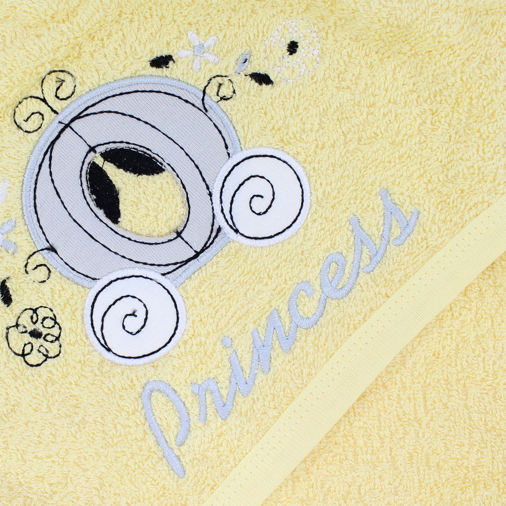 Yellow Princess Baby Hooded Towel - Ourkids - Junior