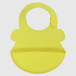 Yellow Silicone Bib - Ourkids - Bella Bambino