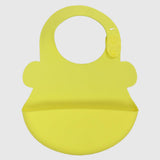 Yellow Silicone Bib - Ourkids - Bella Bambino