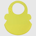 Yellow Silicone Bib - Ourkids - Bella Bambino