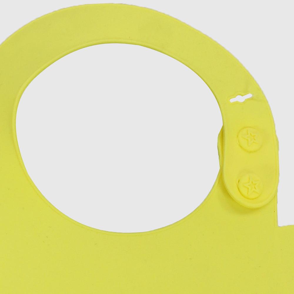 Yellow Silicone Bib - Ourkids - Bella Bambino