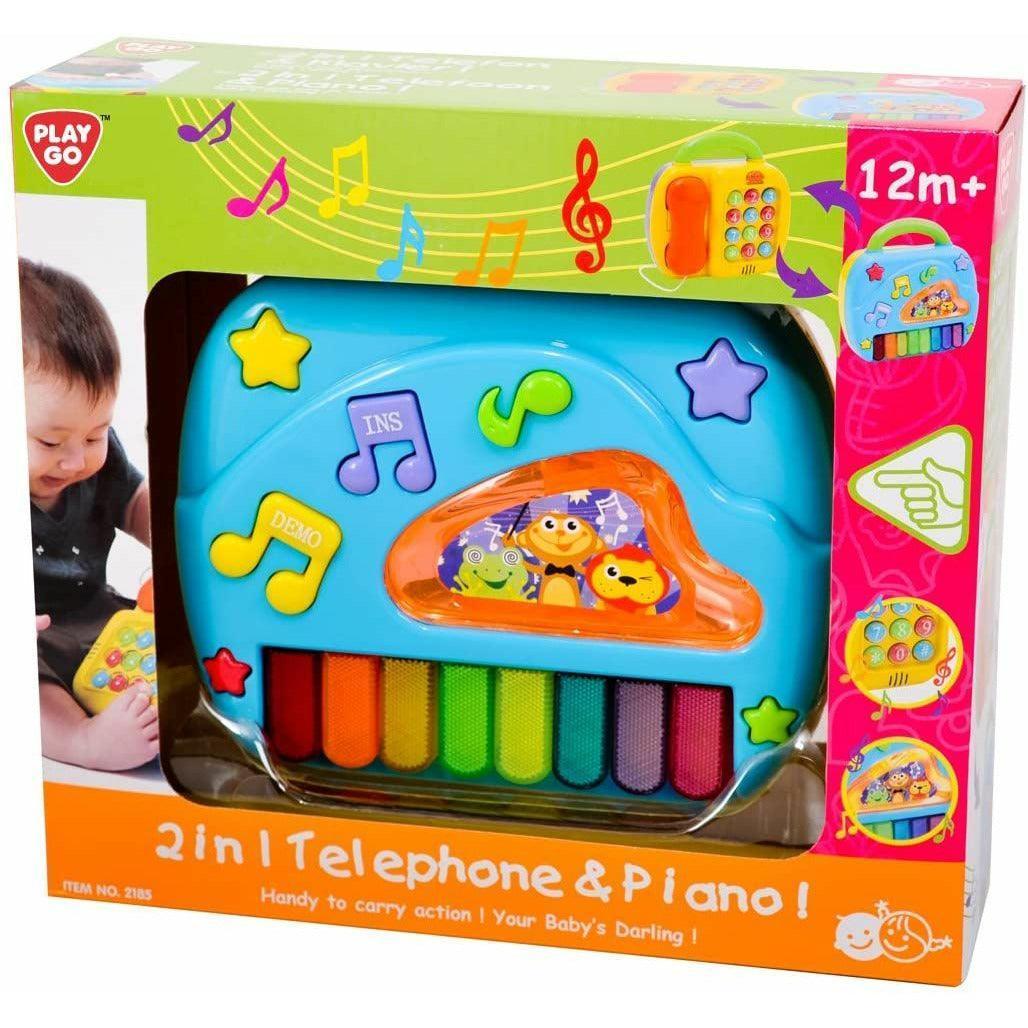 2 In 1 Telephone & Piano - Ourkids - Playgo