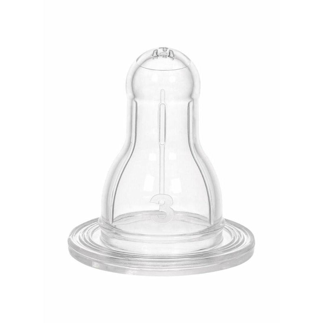 Wee Baby Silicone Round Teat for Feeding Bottle - Number 3 - Ourkids - Wee Baby