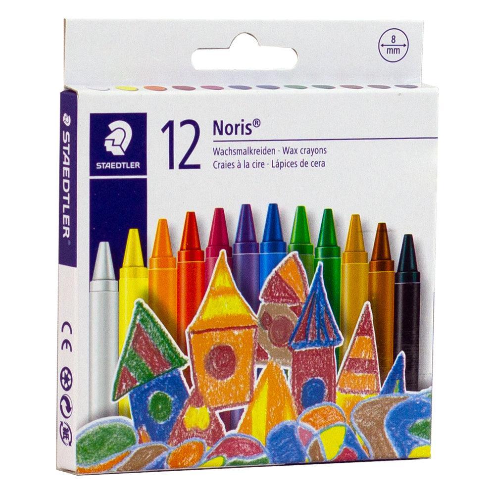 Staedtler Noris Wax Crayons - (Pack of 12) - Ourkids - Staedtler