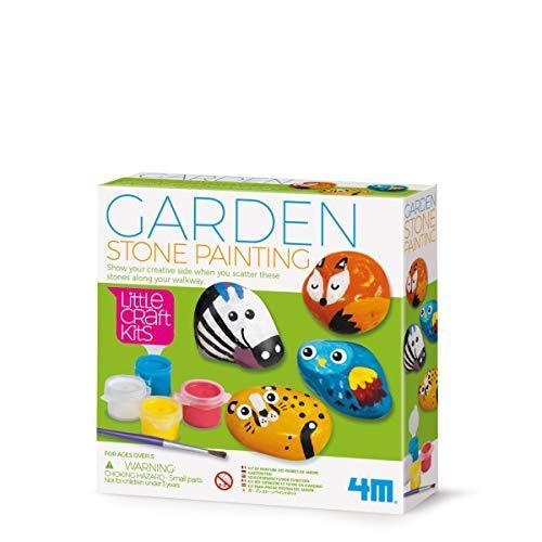 4M 404766 Little Craft Garden Stone Painting, Multi Colour - Ourkids - 4m