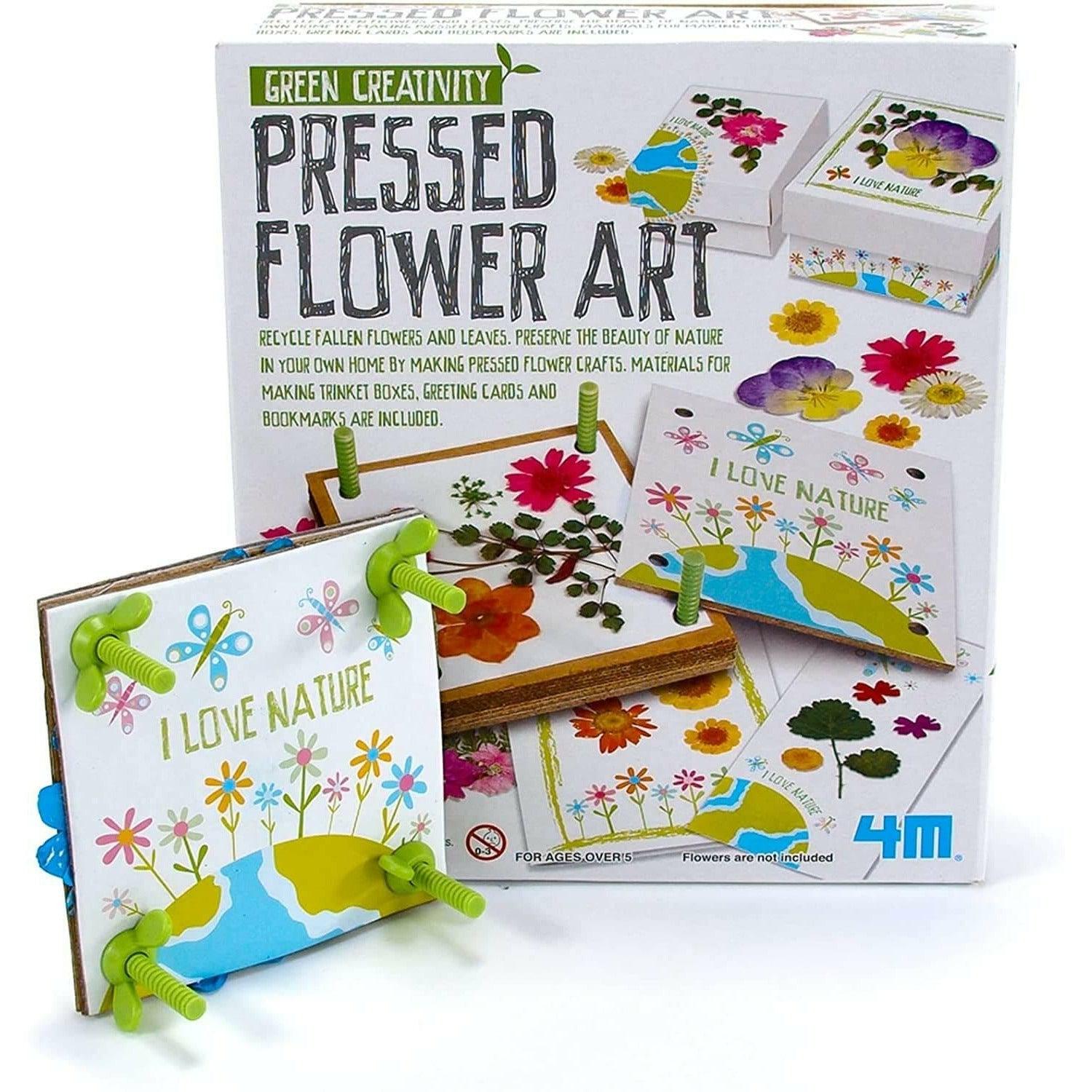 4M Green Creativity Pressed Flower Art Kit - Ourkids - 4M
