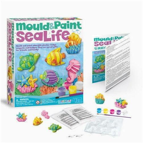 4M Mould & Paint Crafts, Sea Life - Ourkids - 4M