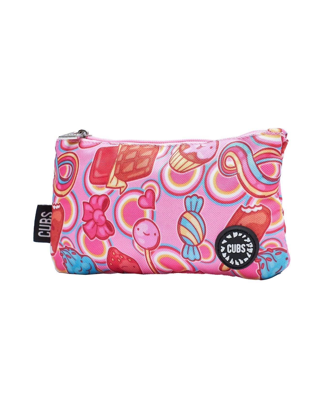 CUBS PINK CANDIES BIG AND BASIC PENCIL CASE - Ourkids - Cubs