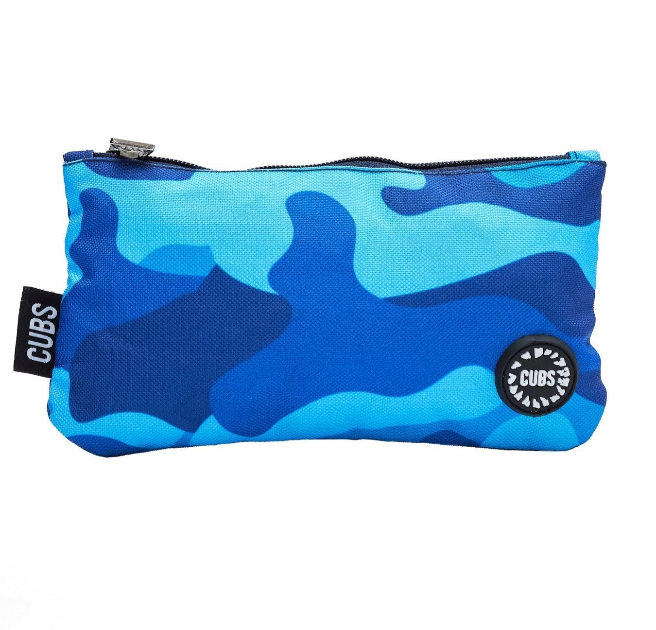 CUBS CAMO BLUE BIG AND BASIC PENCIL CASE - Ourkids - Cubs