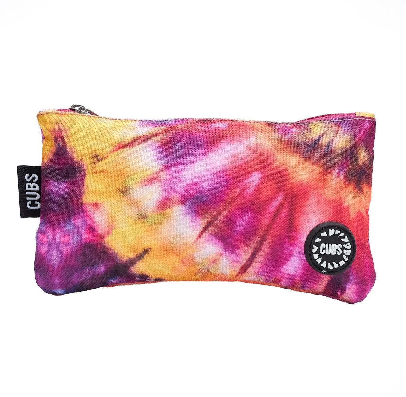 CUBS PURPLE TIE DYE BIG AND BASIC PENCIL CASE - Ourkids - Cubs