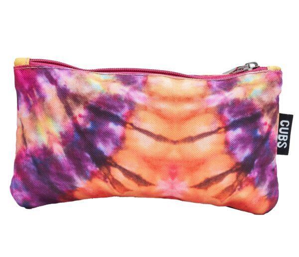 CUBS PURPLE TIE DYE BIG AND BASIC PENCIL CASE - Ourkids - Cubs