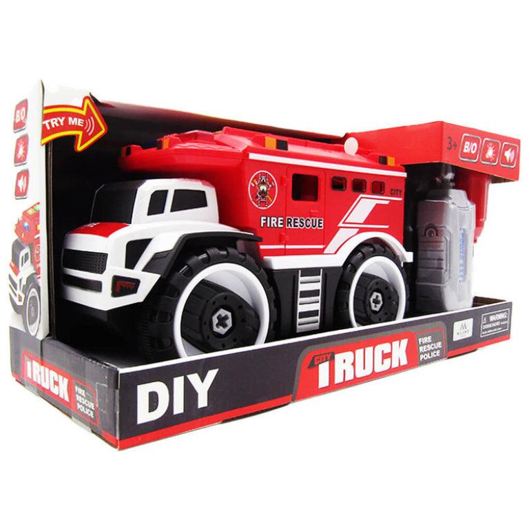 City Truck Rescue – Fire Rescue – Red - Ourkids - Milano