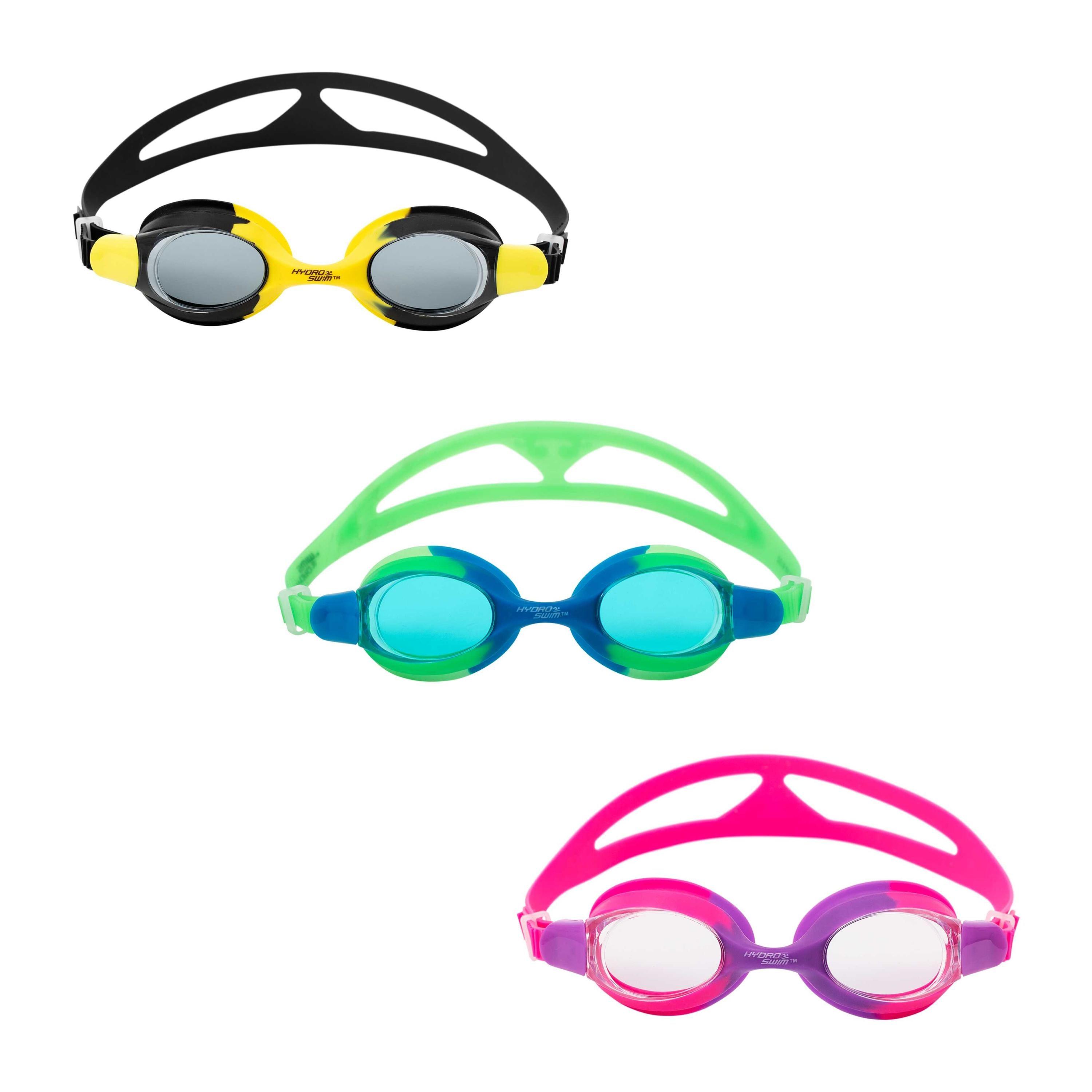 Kids' Hydro-Swim™ Goggles, Ocean Crest, Ages 7+ Assorted - Ourkids - Bestway