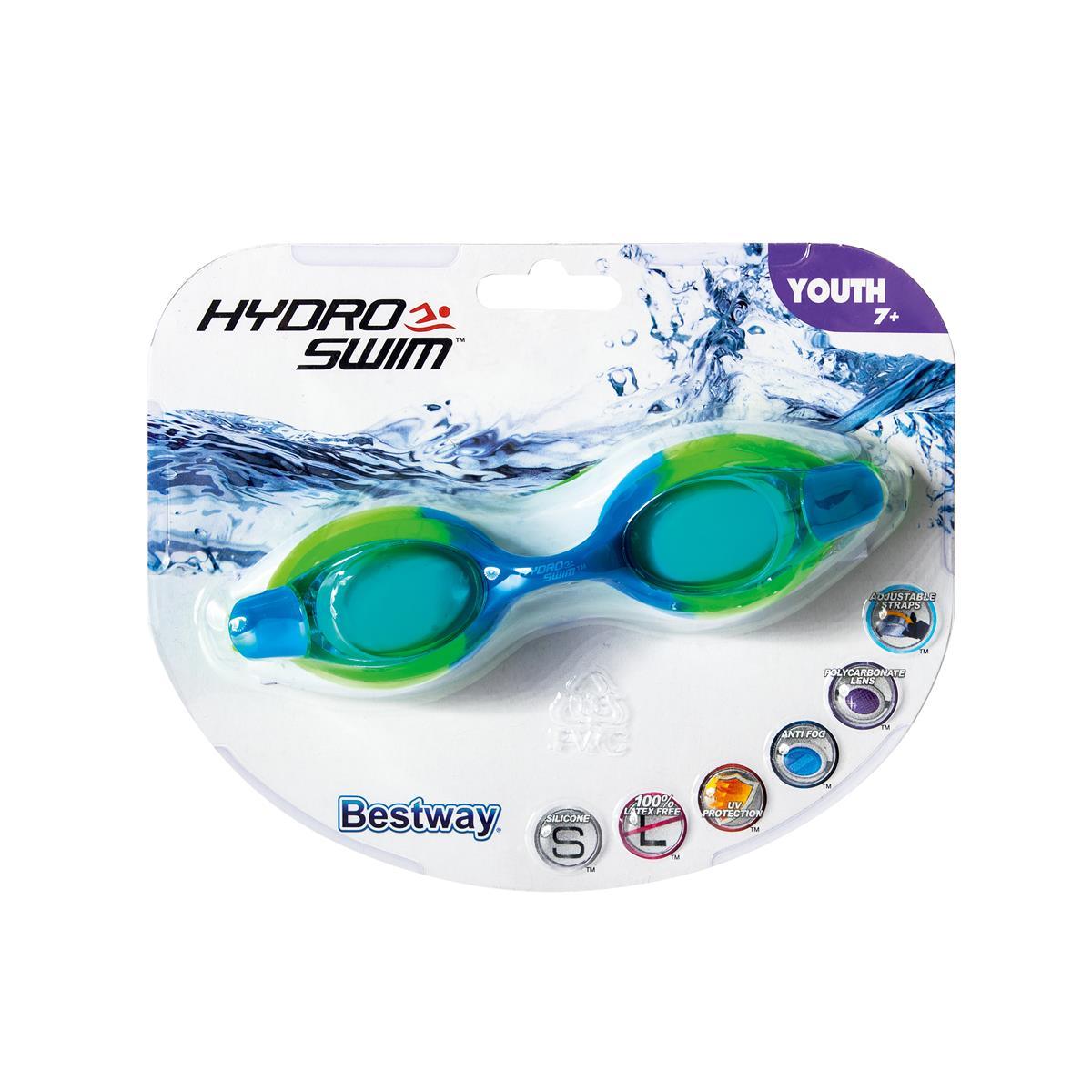 Kids' Hydro-Swim™ Goggles, Ocean Crest, Ages 7+ Assorted - Ourkids - Bestway