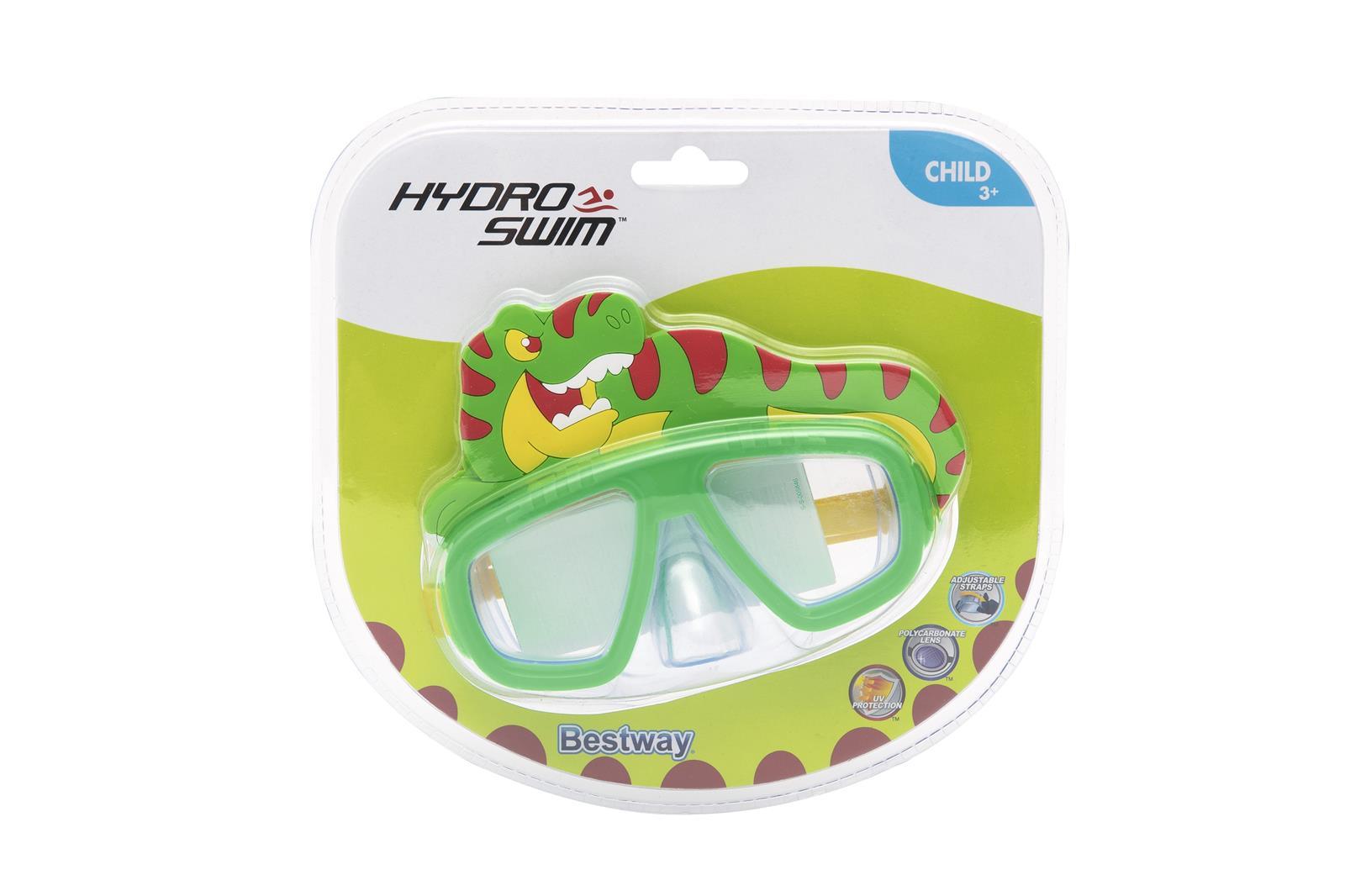 Kids' Hydro-Swim Diving Mask, Lil Animal, Ages 3+ Assorted - Ourkids - Bestway