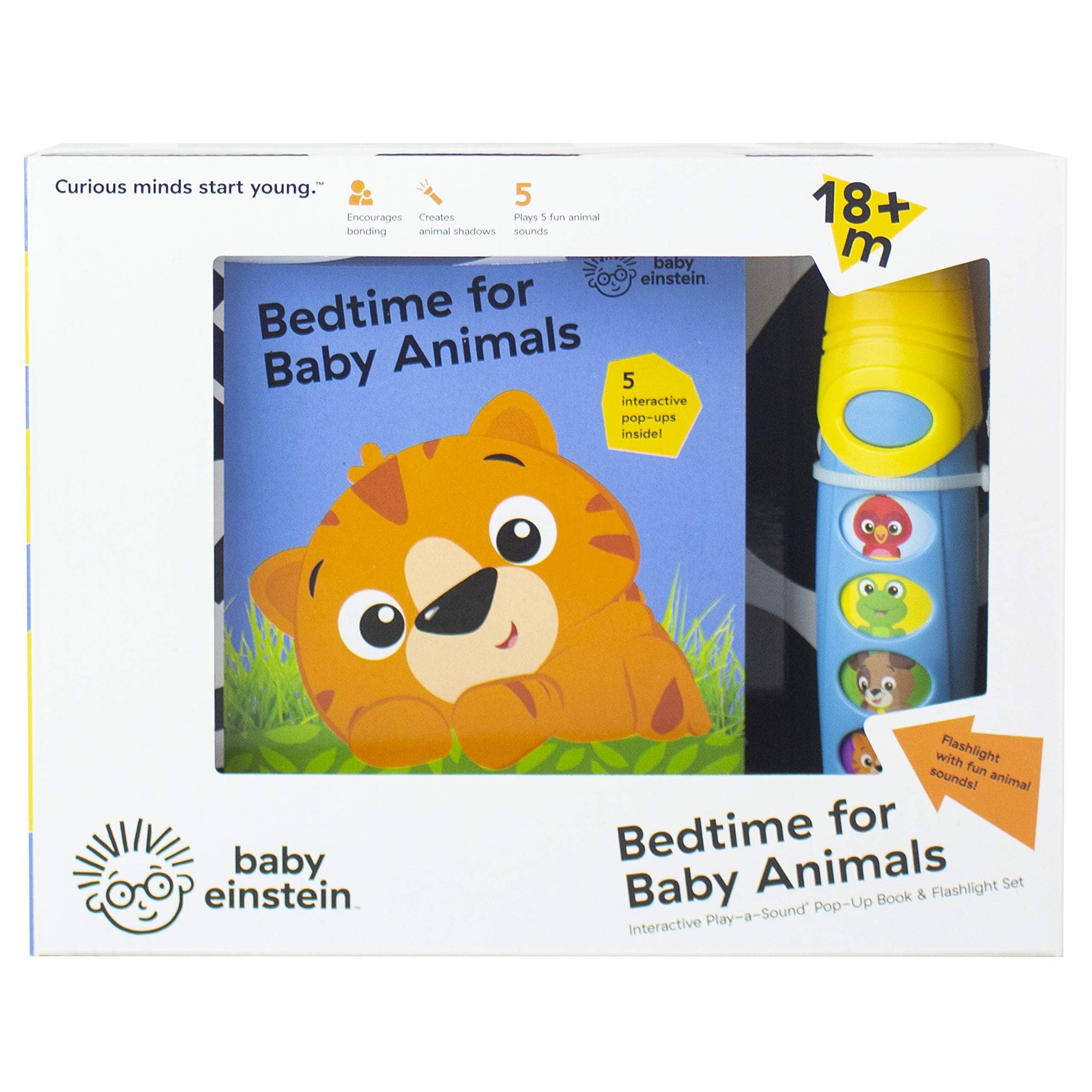 Baby Einstein - Bedtime for Baby Animals Pop-up Book & Flashlight set - Play-a-sound - Ourkids - Baby Einstein