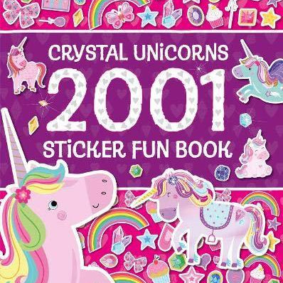 Crystal Unicorns 2001 Sticker Fun Book - Ourkids - OKO
