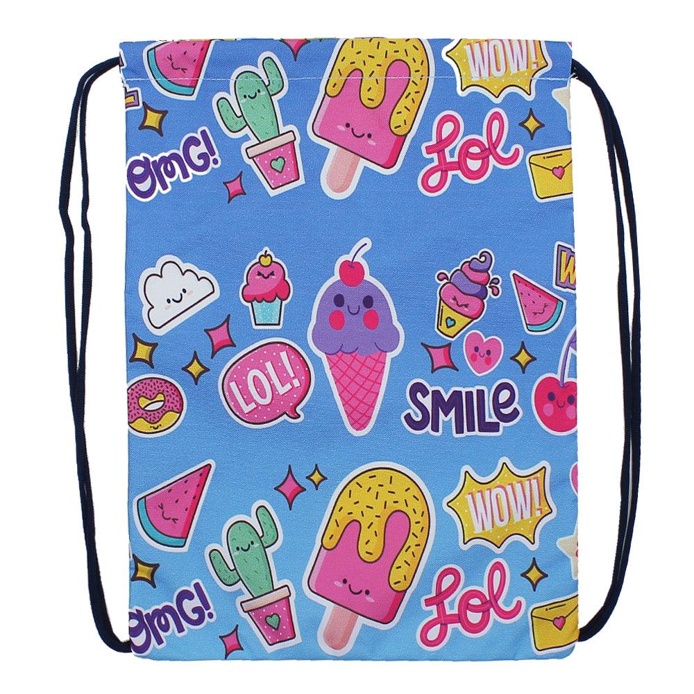 Cubs Smiles & Ice Cream String Bag - Ourkids - Cubs