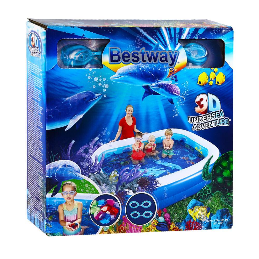 Bestway 3D Undersea Adventure Pool - Ourkids - Bestway