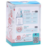 CANPOL BABIES Bottle Anti-Colic EasyStart + Soother + Safety Clip - Pink - Ourkids - Canpol Babies