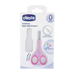 Chicco Baby Moments Round Tip Baby Nail Scissors 0m+ Pink 1 Pc - Ourkids - Chicco