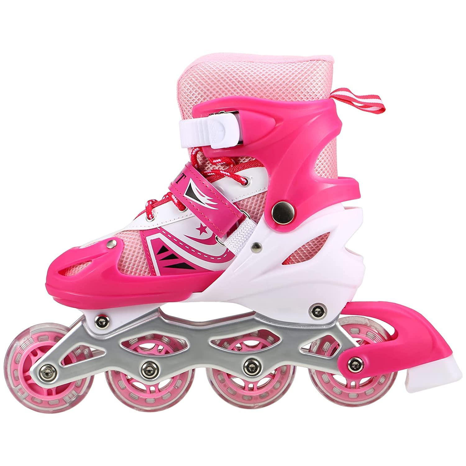Children Roller Skates Adjustable Inline Skating Shoes (Size 38-42) - Ourkids - OKO