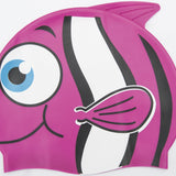 Children's Hydro-Swim Silicone Swim Cap Clownfish Ages 3+ Assorted - Ourkids - Bestway