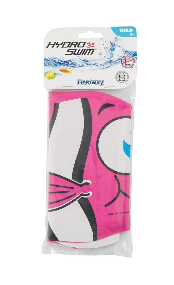 Children's Hydro-Swim Silicone Swim Cap Clownfish Ages 3+ Assorted - Ourkids - Bestway