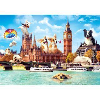 Dogs in London 1000 Piece Jigsaw Puzzle - Ourkids - Trefl