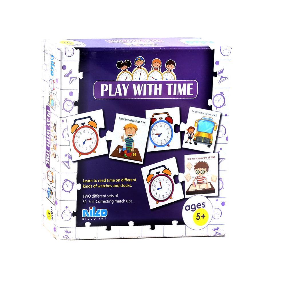 Educational Cards Play With Time 60 Pcs - Ourkids - Nilco