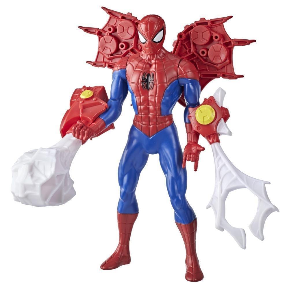 Hasbro Marvel 9.5-Inch Scale Super Heroes and Villains Action Figure Toy Spider-Man and 3 Accessories, Kids Ages 4 and - Ourkids - Marvel