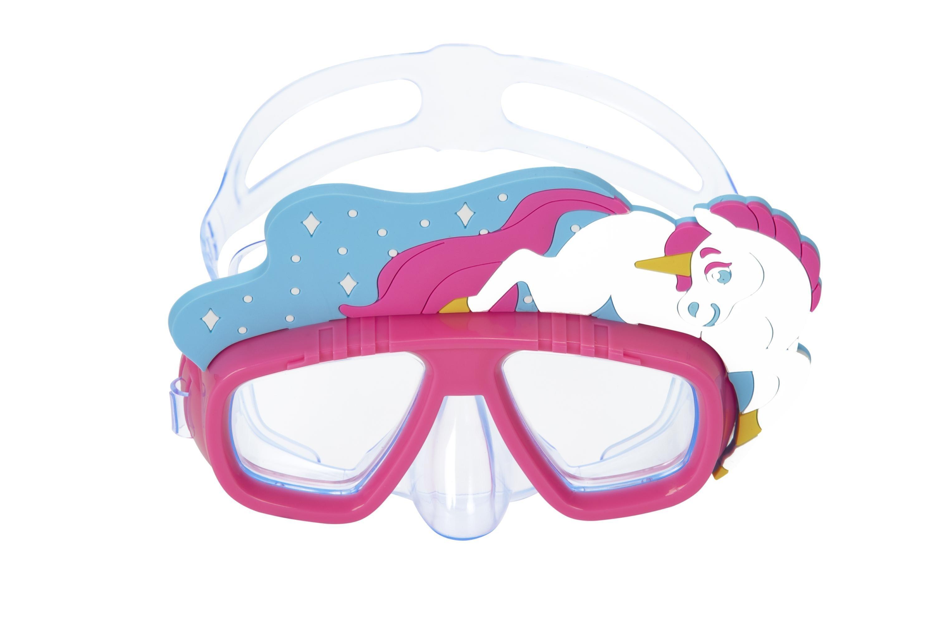 Kids' Hydro-Swim Diving Mask, Lil Animal, Ages 3+ Assorted - Ourkids - Bestway