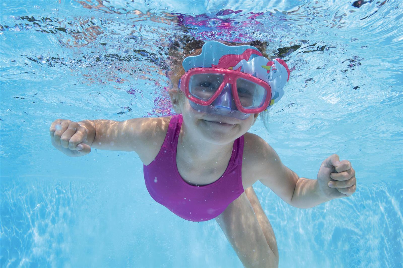 Kids' Hydro-Swim Diving Mask, Lil Animal, Ages 3+ Assorted - Ourkids - Bestway