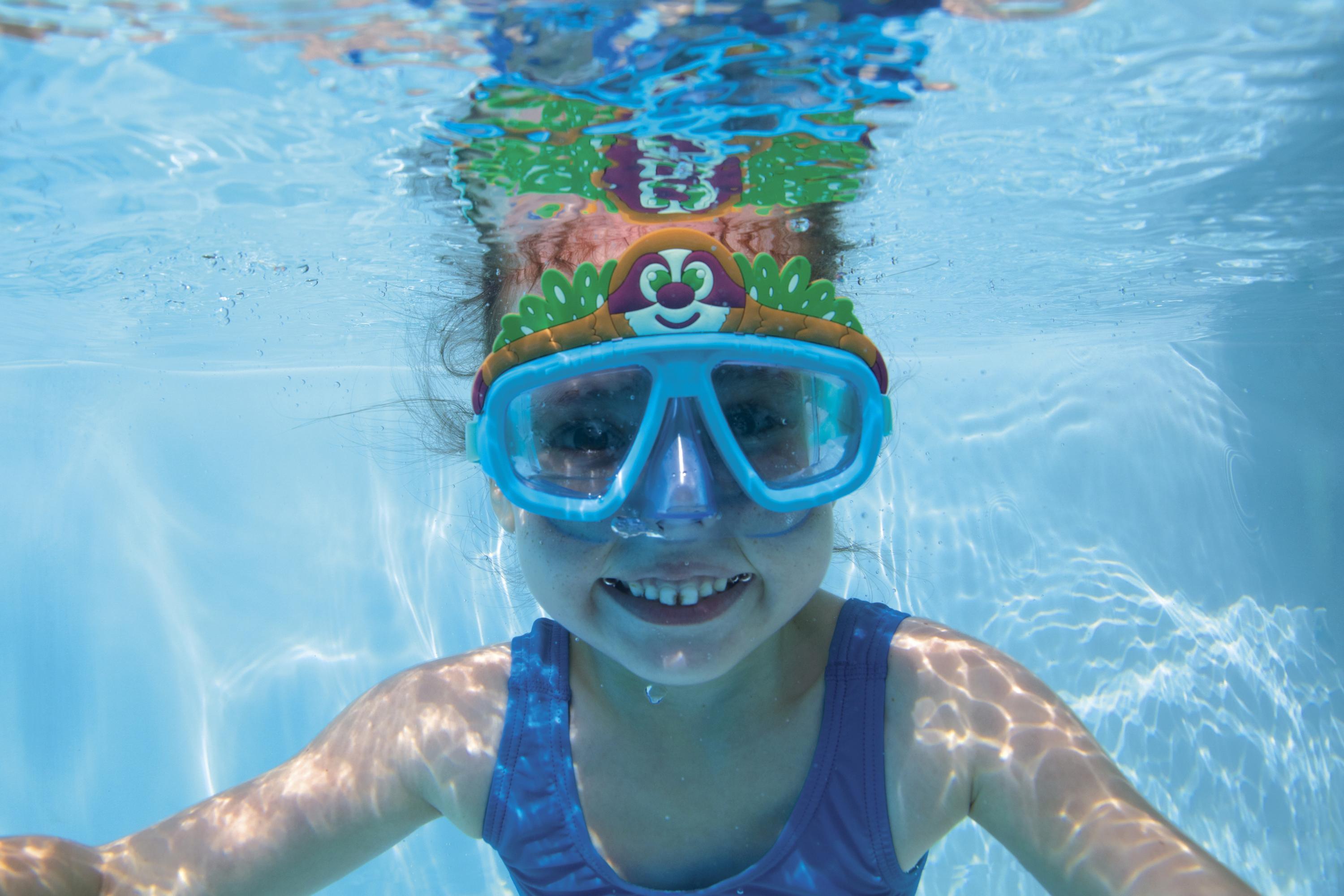 Kids' Hydro-Swim Diving Mask, Lil Animal, Ages 3+ Assorted - Ourkids - Bestway