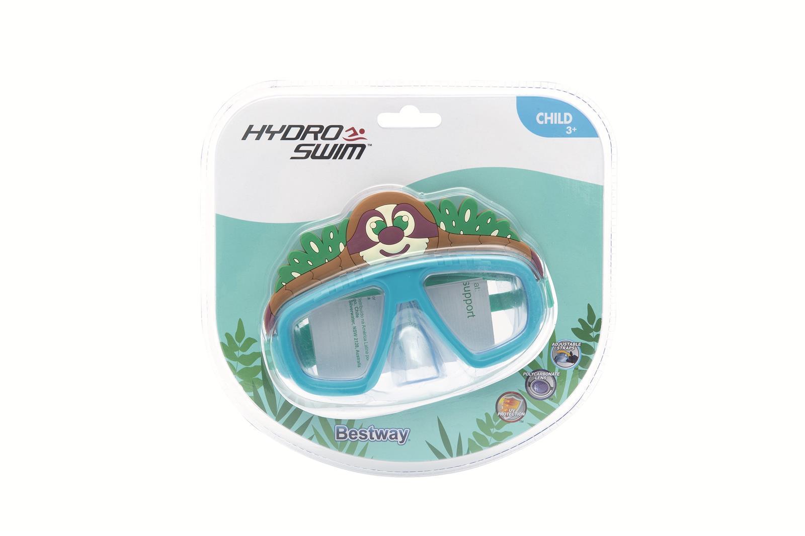 Kids' Hydro-Swim Diving Mask, Lil Animal, Ages 3+ Assorted - Ourkids - Bestway