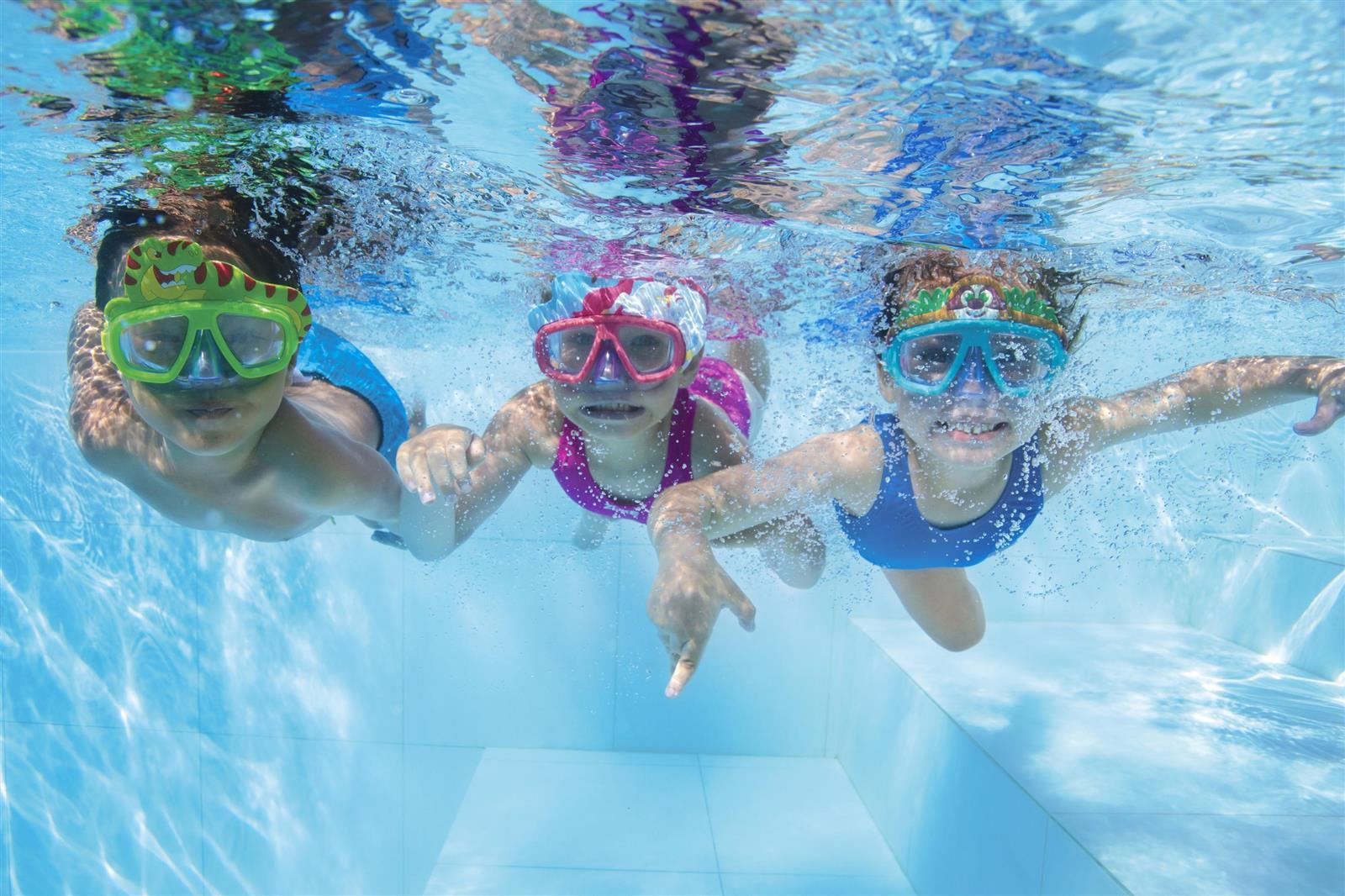 Kids' Hydro-Swim Diving Mask, Lil Animal, Ages 3+ Assorted - Ourkids - Bestway