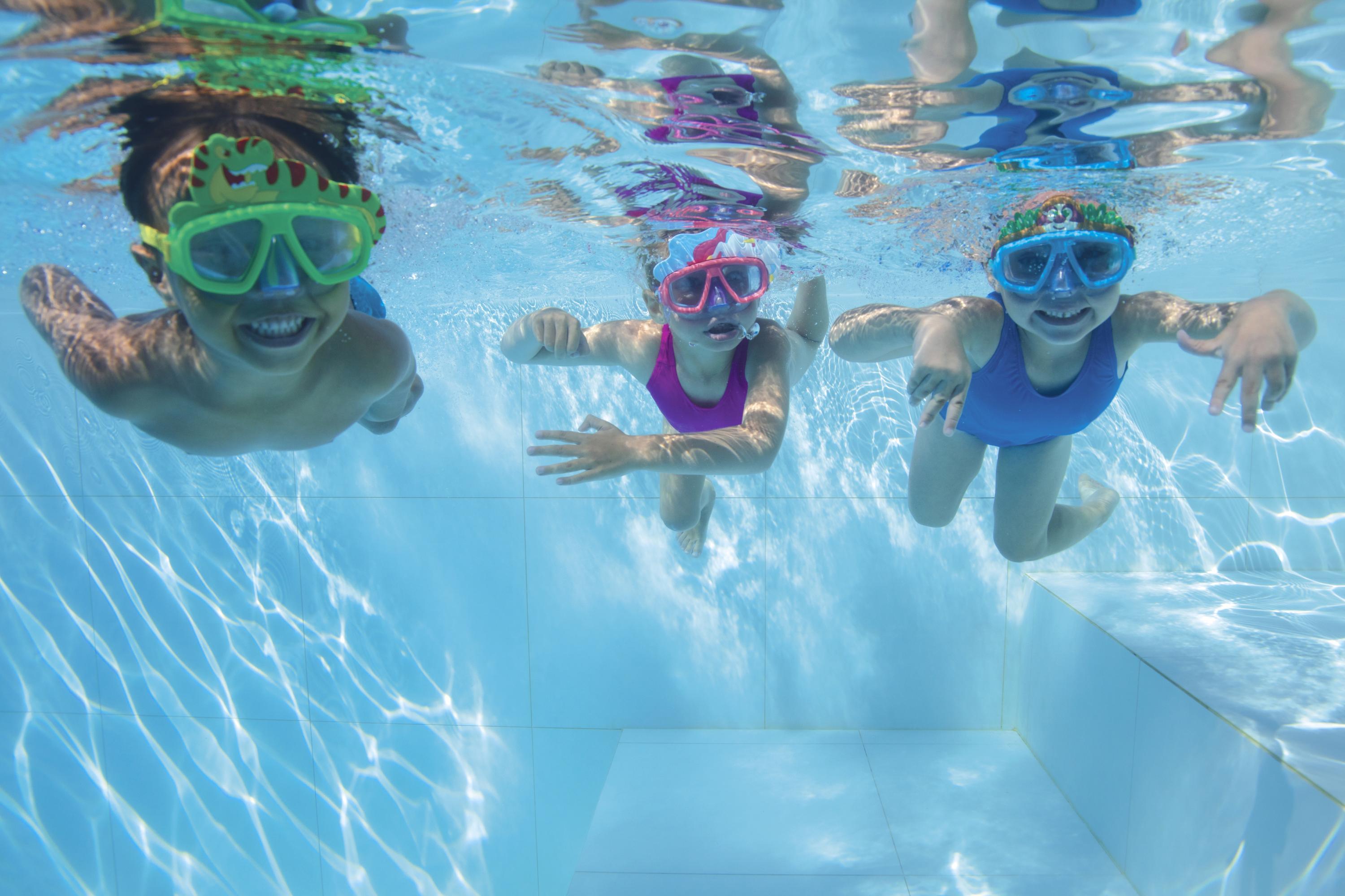 Kids' Hydro-Swim Diving Mask, Lil Animal, Ages 3+ Assorted - Ourkids - Bestway