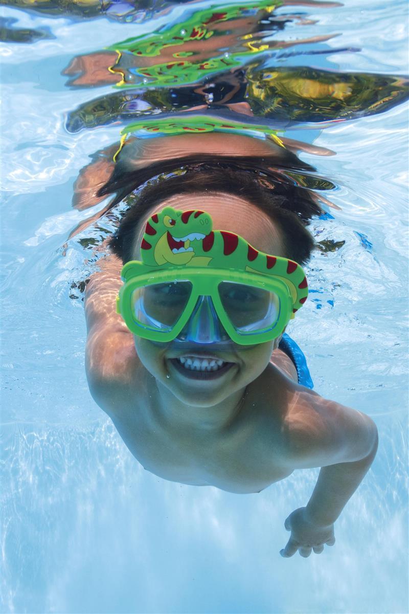 Kids' Hydro-Swim Diving Mask, Lil Animal, Ages 3+ Assorted - Ourkids - Bestway