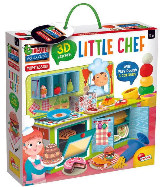 Lisciani Montessori Little Chef 3d + Plasticine - Ourkids - Lisciani