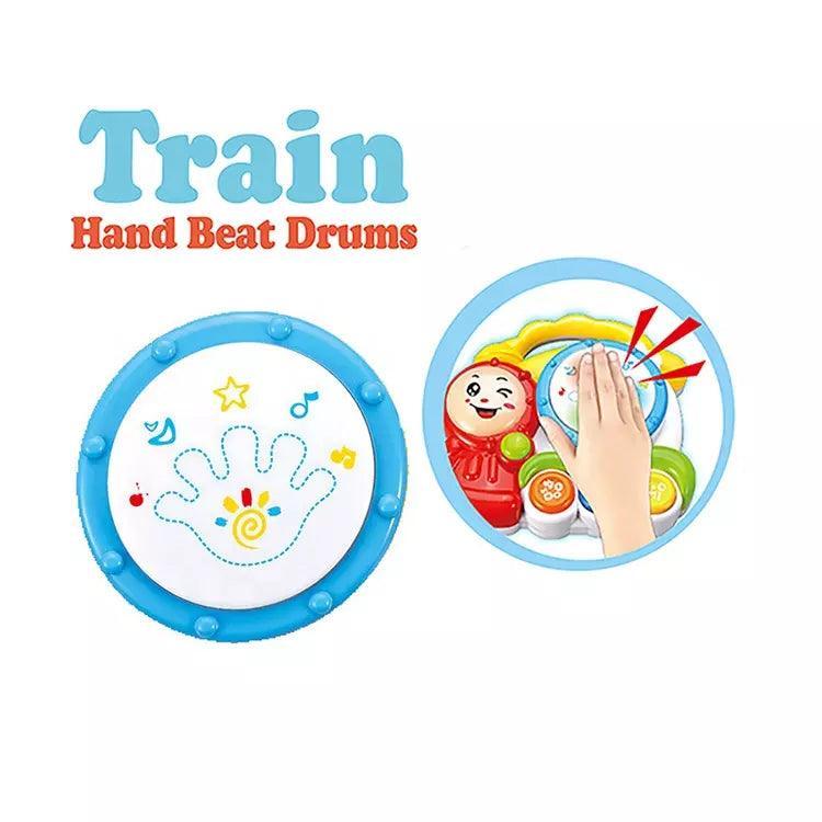 New Style Wholesale Baby Musical Train Hand Beat Drum Educational Toy For Baby Gift For Newborns Kids Musical Instrument - Ourkids - OKO