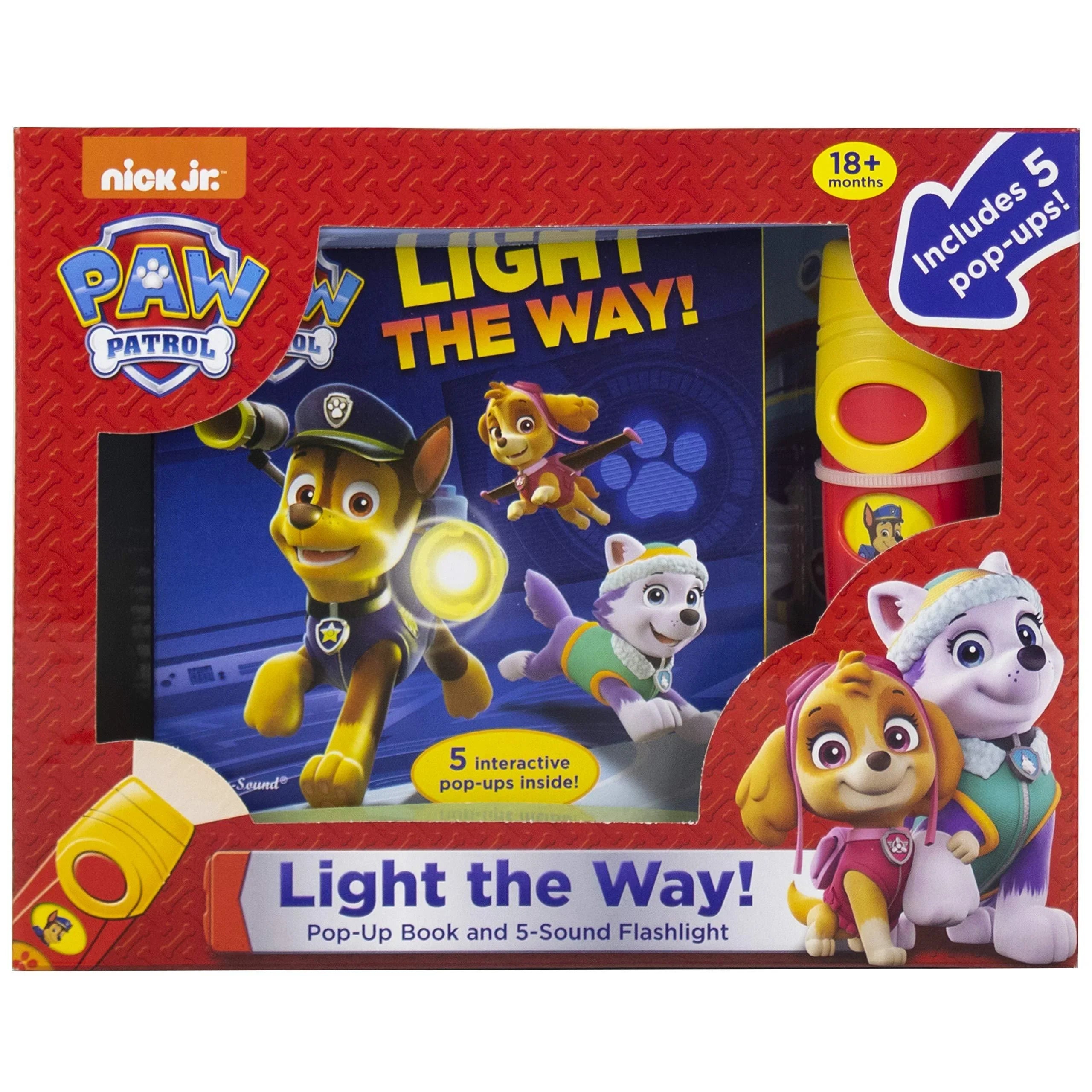 PAW Patrol - Light the Way! A Little Flashlight Adventure Sound Book - Ourkids - OKO